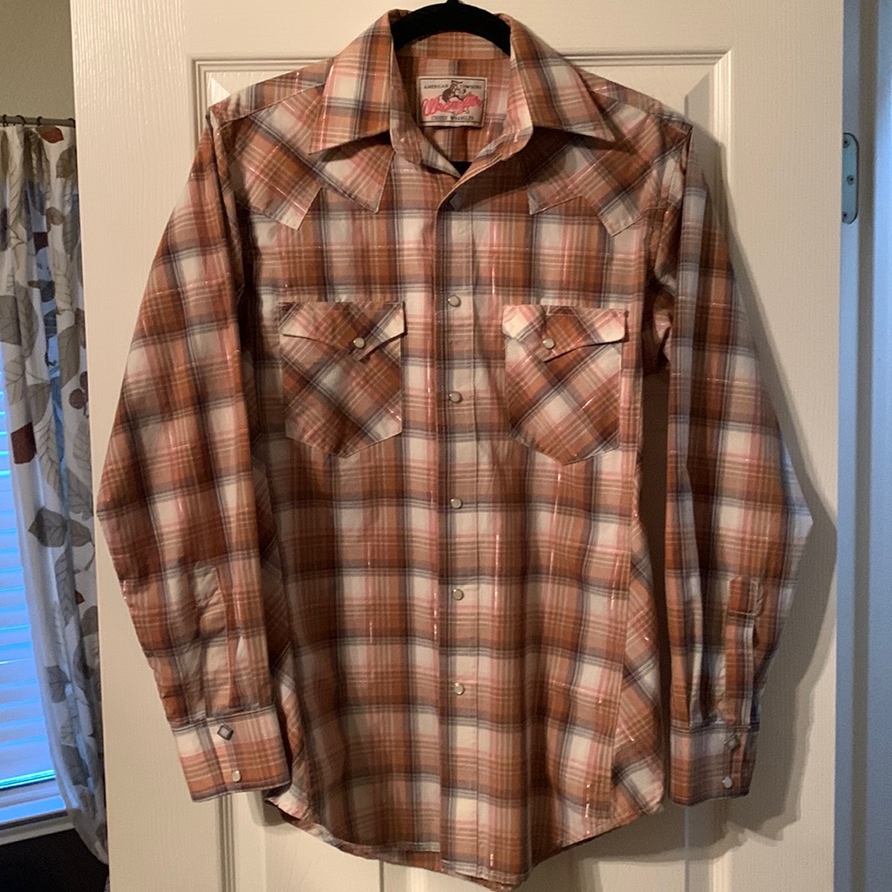 Wrangler Mens Wester shirt pearl snaps